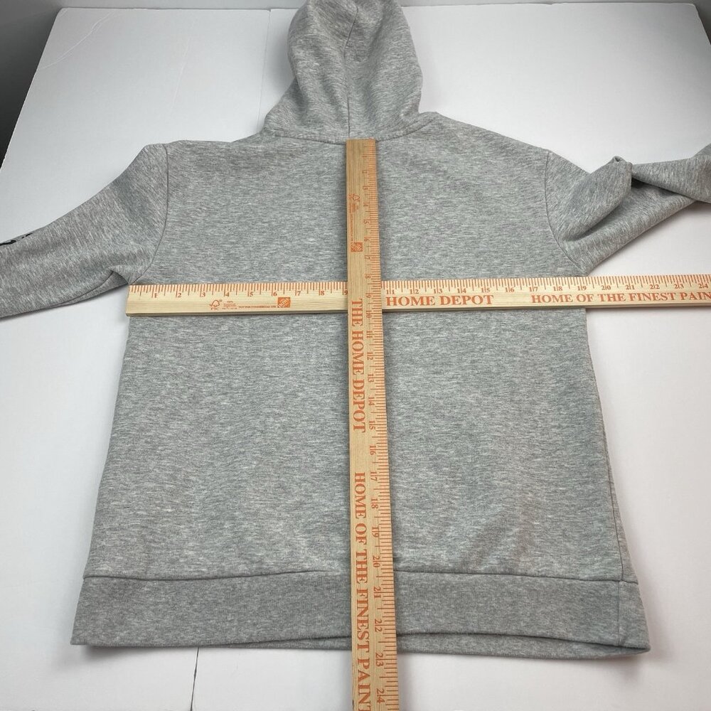 Jean Michel Basquiat Hoodie Boys L 14 Youth Gray Pullover Sweatshirt Fleece - Picture 4 of 10